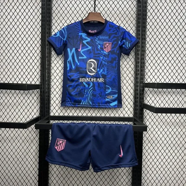 2024-25 Kids Atletico Madrid Third Jersey Kits - Image 2