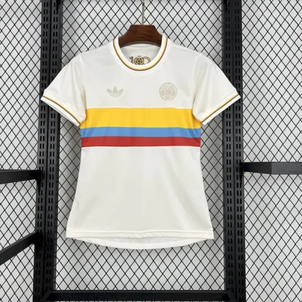 2024-25 Colombia Nation 100th Anniversary Fan Version Football Jersey - Image 3