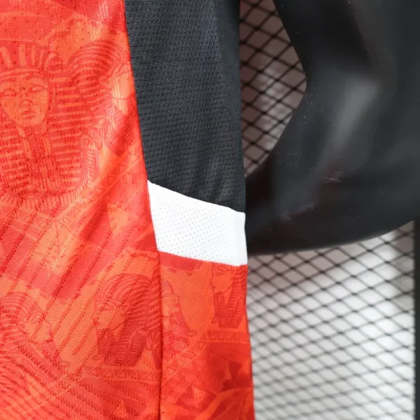 2024/2025 Players Edition Egypt Home Red Football Jersey - Image 8