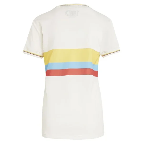 Women's Colombia Nation 24-25 100th Anniversary White Soccer Shirt - Image 2