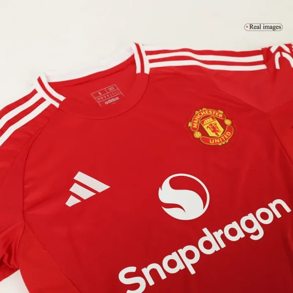 24-25 Manchester United Home Replica Jersey - Image 7