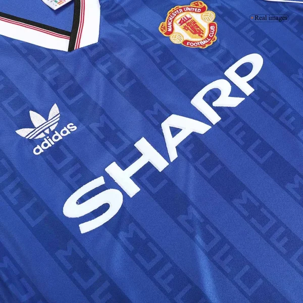 1988/90 Manchester United Retro Jersey Away - Image 6