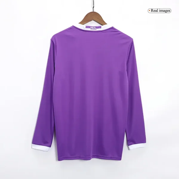 16-17 Real Madrid Retro Long Sleeve Jersey Away - Image 2