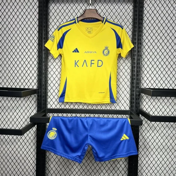 2024-25 Kids Al Nassr Home Kit Jersey+Shorts - Image 3