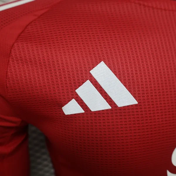 24-25 Manchester United Home Long Sleeve Player Version - Image 5