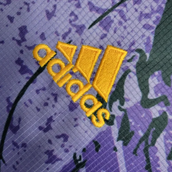 23-24 Real Madrid Chinese Dragon Purple Football Shirt - Image 5