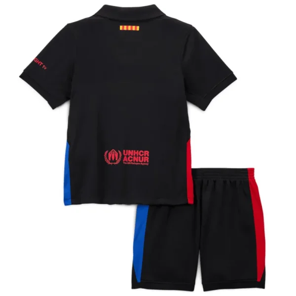 24-25 Kids Barcelona Away Kit(Jersey+Short) Without Spofity Text - Image 2