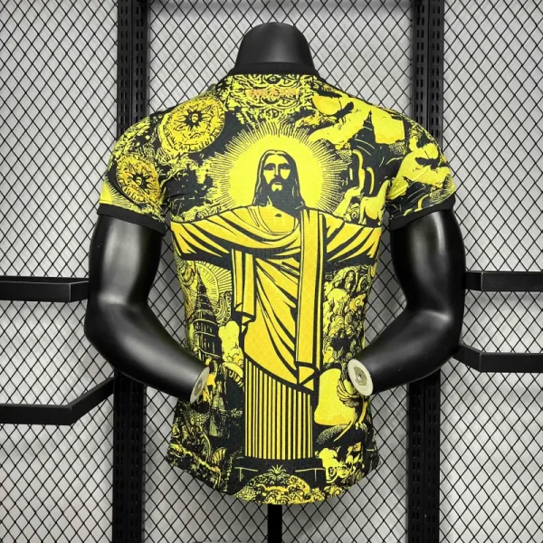 2024 Brazil Christ the Redeemer Special Kit Player Version Shirt Football - Image 4