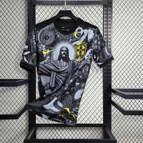 2024 Brazil Christ the Redeemer Special Kit Shirt Football - Image 3