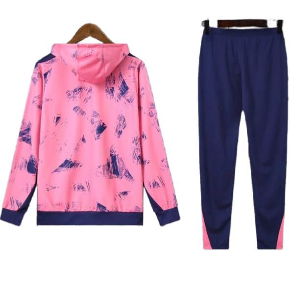 2024-25 Jordan PSG Hooded Pink Training Tracksuit Kits - Image 2