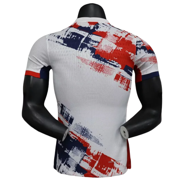 24/225 PSG Away Player version white red yellow blue Soccer Jersey - Image 2