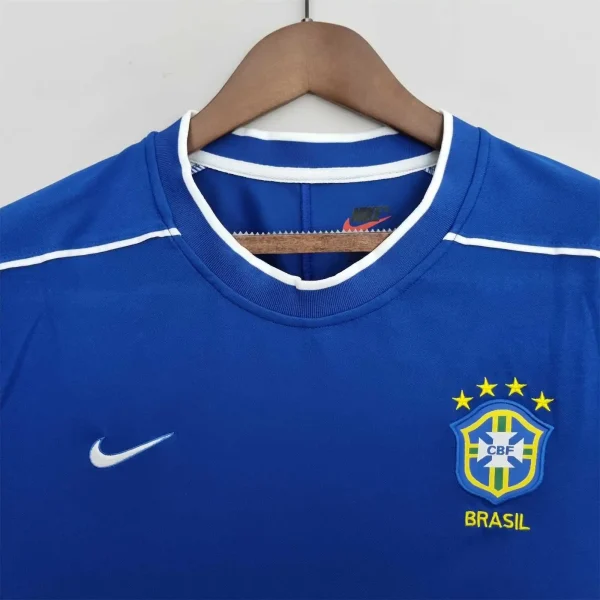 Brazil Retro Jersey Away World Cup 1998 - Image 3