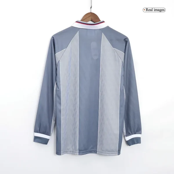 1996 England Retro Away Long Sleeve Jersey Replica Euro Cup - Image 4