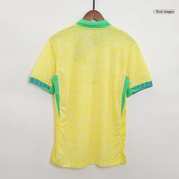 Brazil Home Jersey RODRYGO #10 VINI JR. #7 Copa America 2024 - Image 4