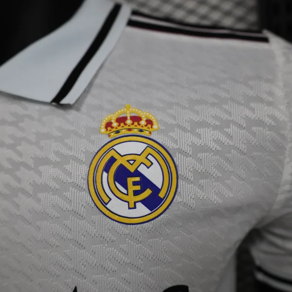 Real Madrid 24-25 Home Player Edition White POLO Shirt - Image 4
