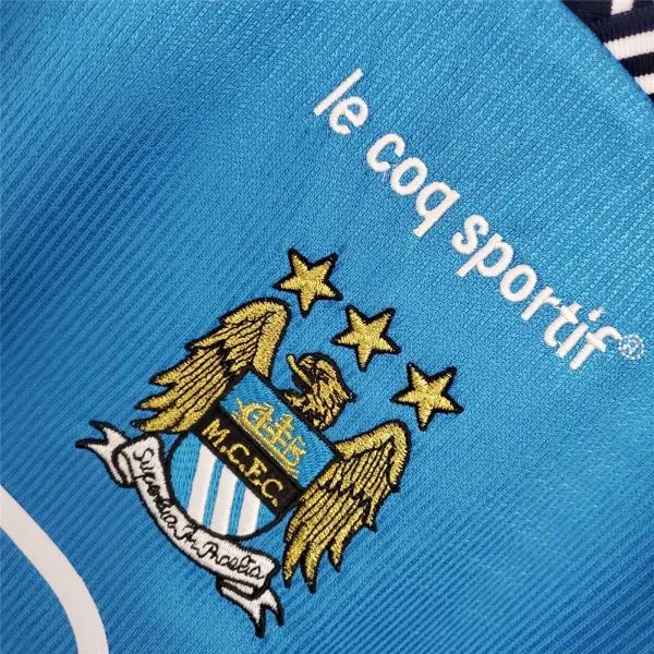 1999/01 Manchester City Retro Home Jersey - Image 4