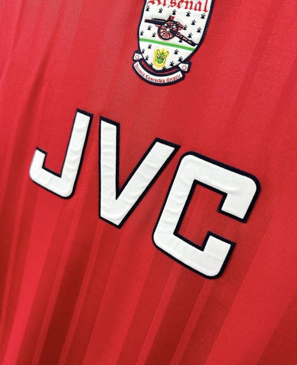 Arsenal Retro Long Sleeve Home Football Shirt 1992/1993 - Image 7