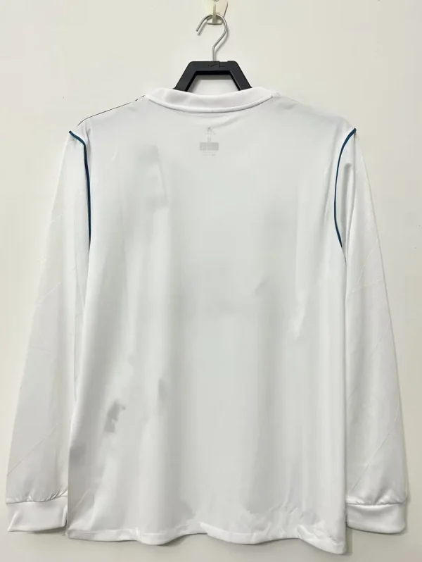 2017/18 Real Madrid Retro Home Long Sleeve Jersey - Image 2