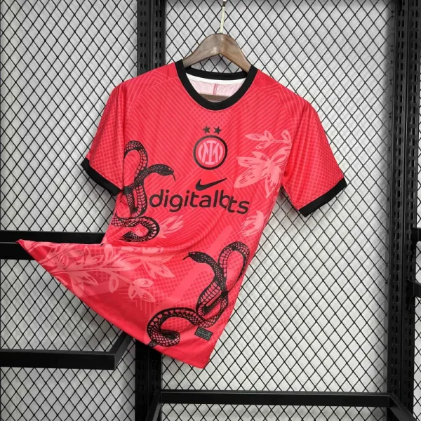 24-25 Inter Milan Red Special Edition Kit Jersey - Image 3