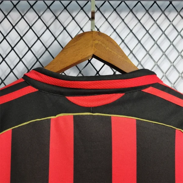 2006-07 AC Milan Ronaldo #99 Maldini #3 Kakà #22 Retro Jersey Home Replica - Image 9