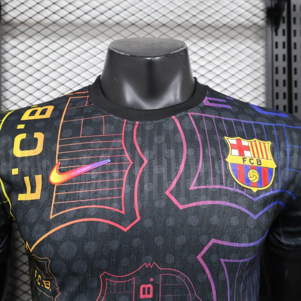 Barcelona black shirt jersey player version  25-26 - Image 3