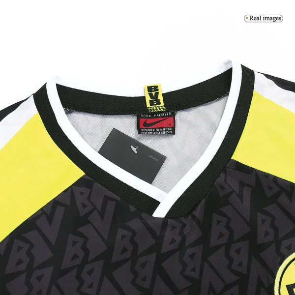 95-96 Borussia Dortmund Retro Away Long Sleeve Jersey - Image 5