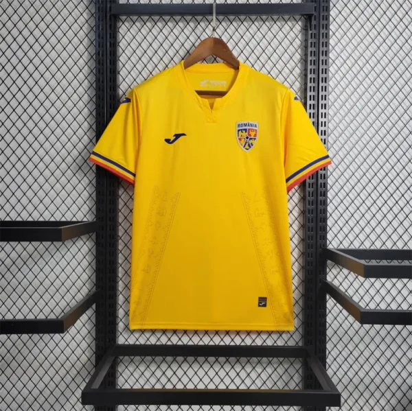 2024 Romania Euro Cup Home Football Jersey - Image 3