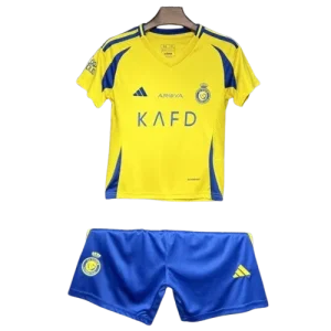 2024-25 Kids Al Nassr Home Kit Jersey+Shorts