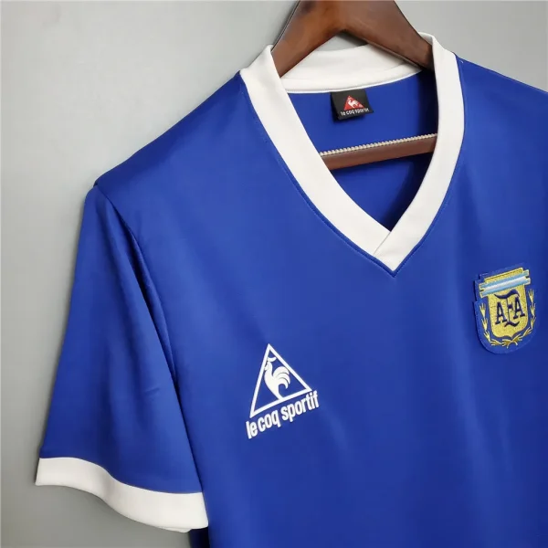 Argentina Retro Jersey Away World Cup 1986 - Image 7