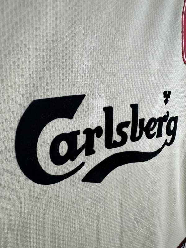 Retro Liverpool Away Football Jersey Long Sleeve 1996/1997 - Image 6