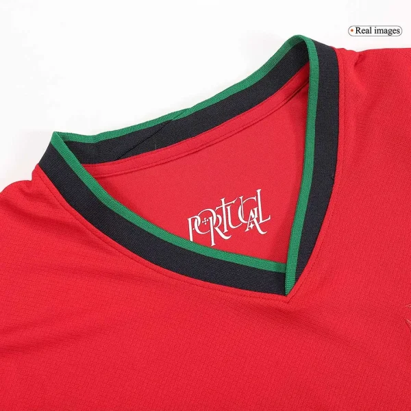 2024 Portugal Home Whole Kit(Jersey+Shorts+Socks) Euro - Image 8