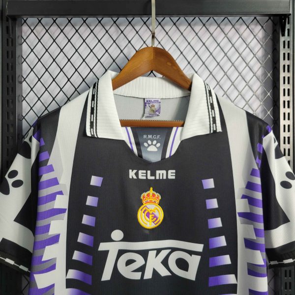 97-98 Real Madrid Retro Soccer Jersey - Image 3