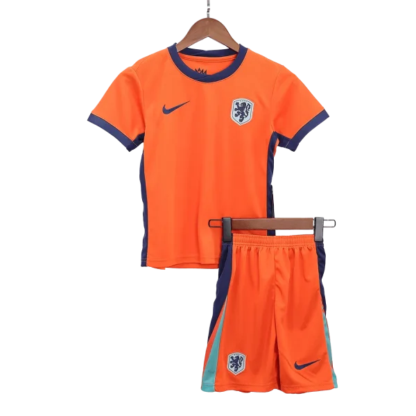 Kids Netherlands Home Jersey Kit Euro 2024 - Image 3