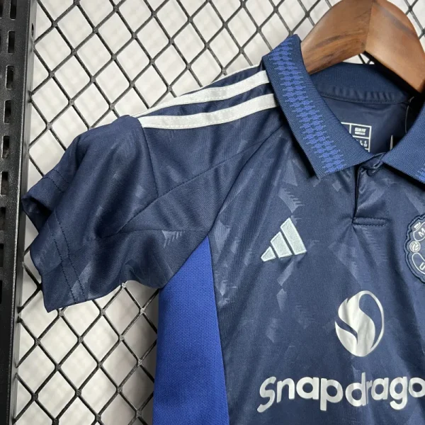24-25 Manchester United Away Kids Jersey+Shorts - Image 5