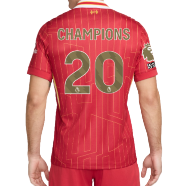 24-25 Liverpool Premier League Champions League Home Player Edition Football Shirt - Image 2