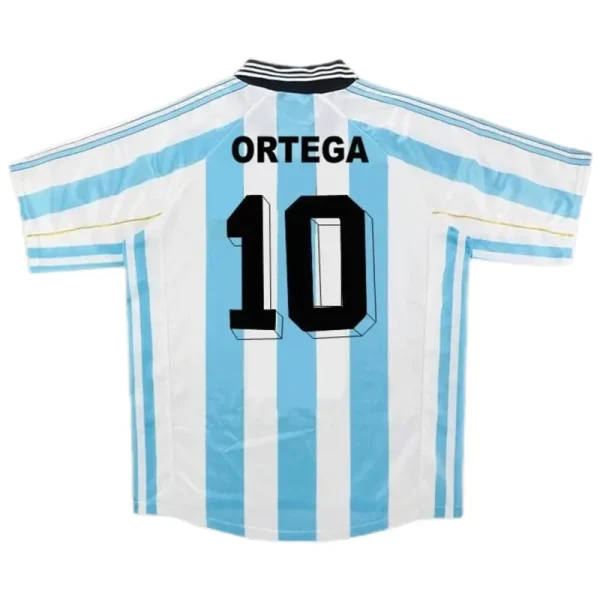 Argentina Retro Jersey Home World Cup 1998 - Image 3