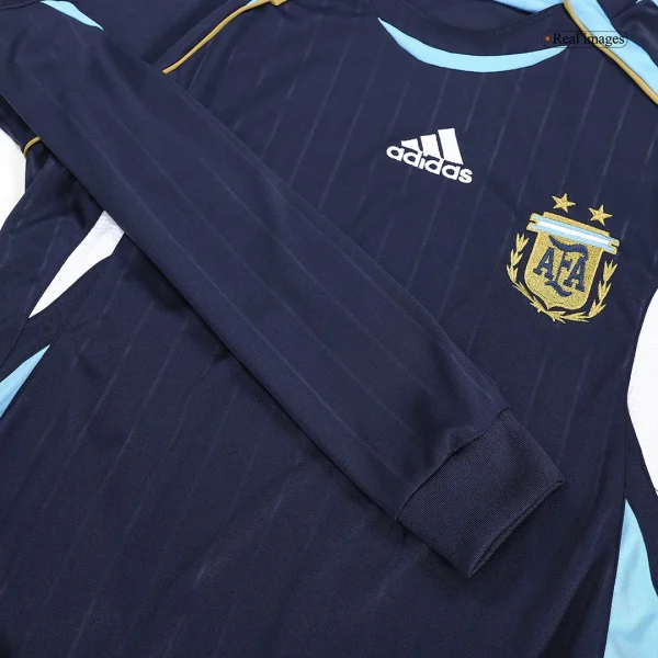 Retro Argentina Away Long Sleeve Jersey 2006 - Image 7