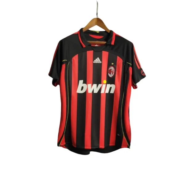 2006-07 AC Milan Ronaldo #99 Maldini #3 Kakà #22 Retro Jersey Home Replica - Image 2