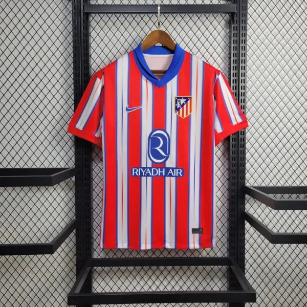 24-25 Atletico Madrid Home Soccer Jersey - Image 8