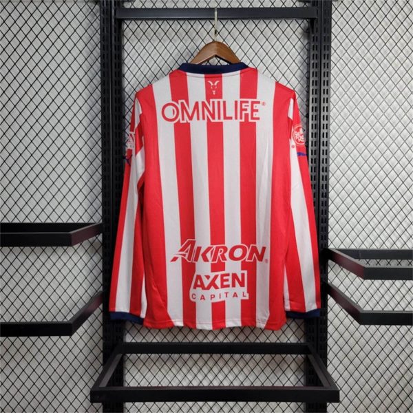 Puma Men's Chivas Home Long Sleeve Football Jersey 24-25 - Image 3
