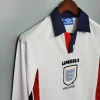 1998 England World Cup Home Retro Jersey Long Sleeve #7 BACKHAM #20 OWEN - Image 7