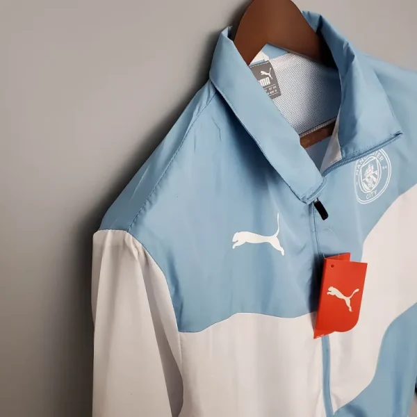 Manchester City Jersey Windbreaker Blue And White 2021/2022 - Image 8