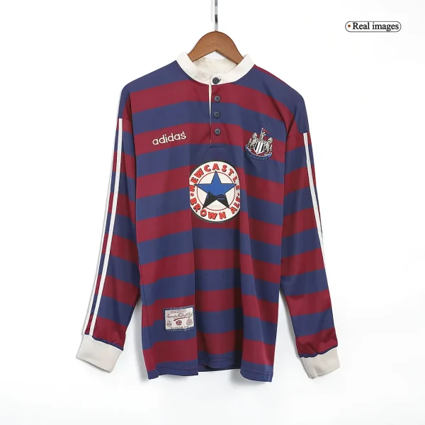 Newcastle Retro Jersey Long Sleeve Away 1995/96 - Image 8