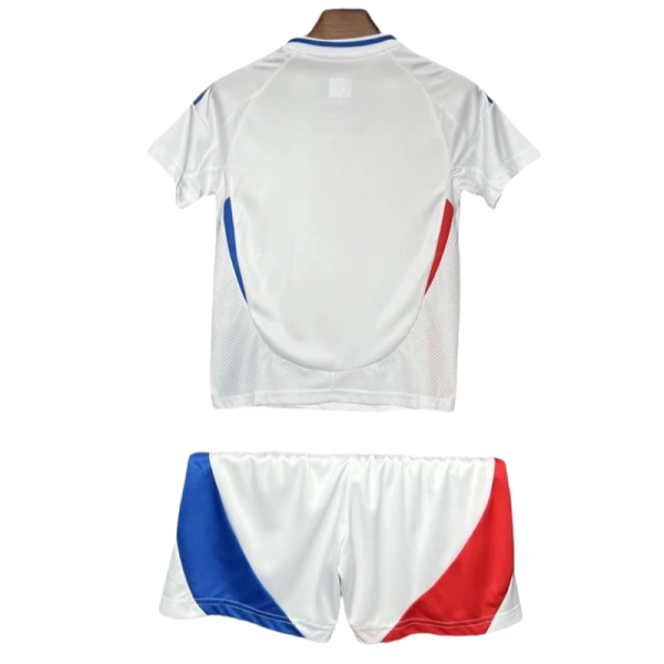 24-25 Olympique Lyonnais Home Kids Kit Jersey+Shorts - Image 2