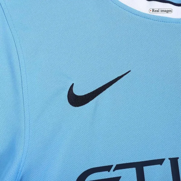 2011/12 Manchester City Retro Home Jersey - Image 6