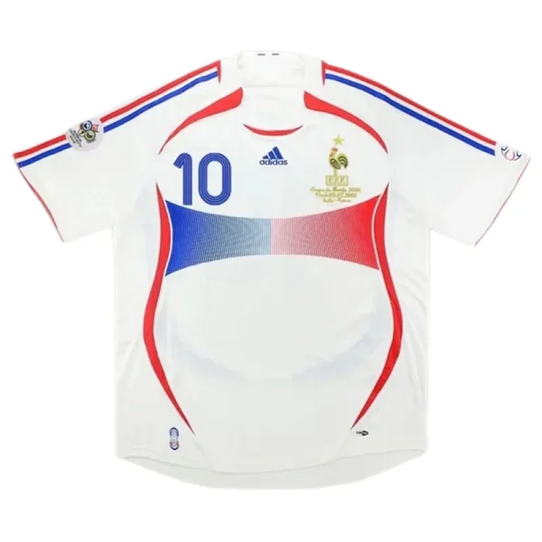 2006 France Retro Jersey Away World Cup - Image 3