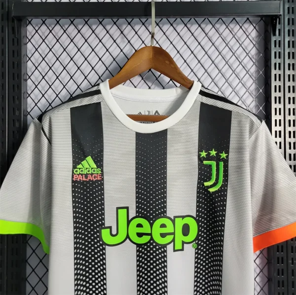 19-20  Retro Juventus X Palace Home Soccer Jerseys Shirt - Image 3
