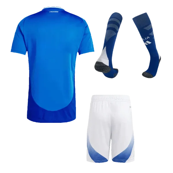 Italy Home Whole Kit(Jersey+Shorts+Socks) Euro 2024 - Image 2