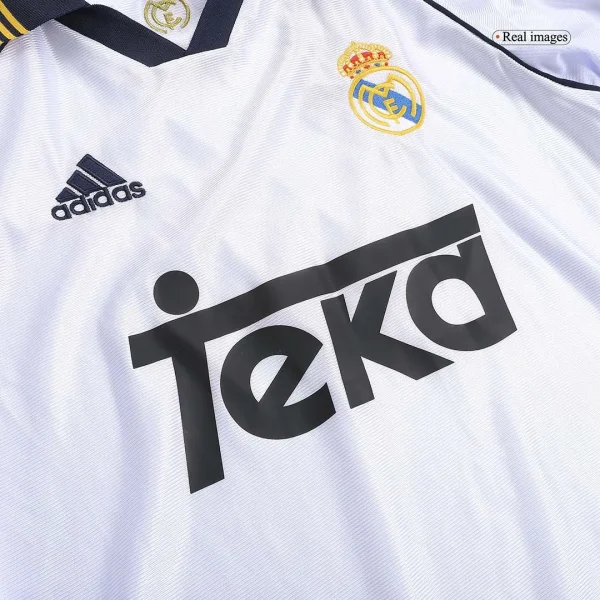 1999/00 Real Madrid Retro Away Soccer Jersey Long Sleeve - Image 6