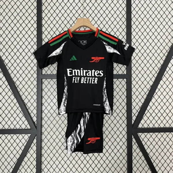 24-25 Arsenal Away Soccer Kids Kit Jersey+Shorts - Image 2